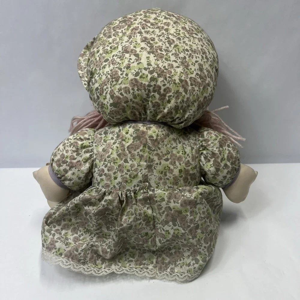 Vintage Plush Doll 1992‎ New With Tags Pink Hair Floral Dress.  PA 3305. Rare!
